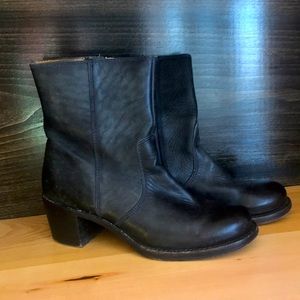 Fyre Zip Up Ankle Boots